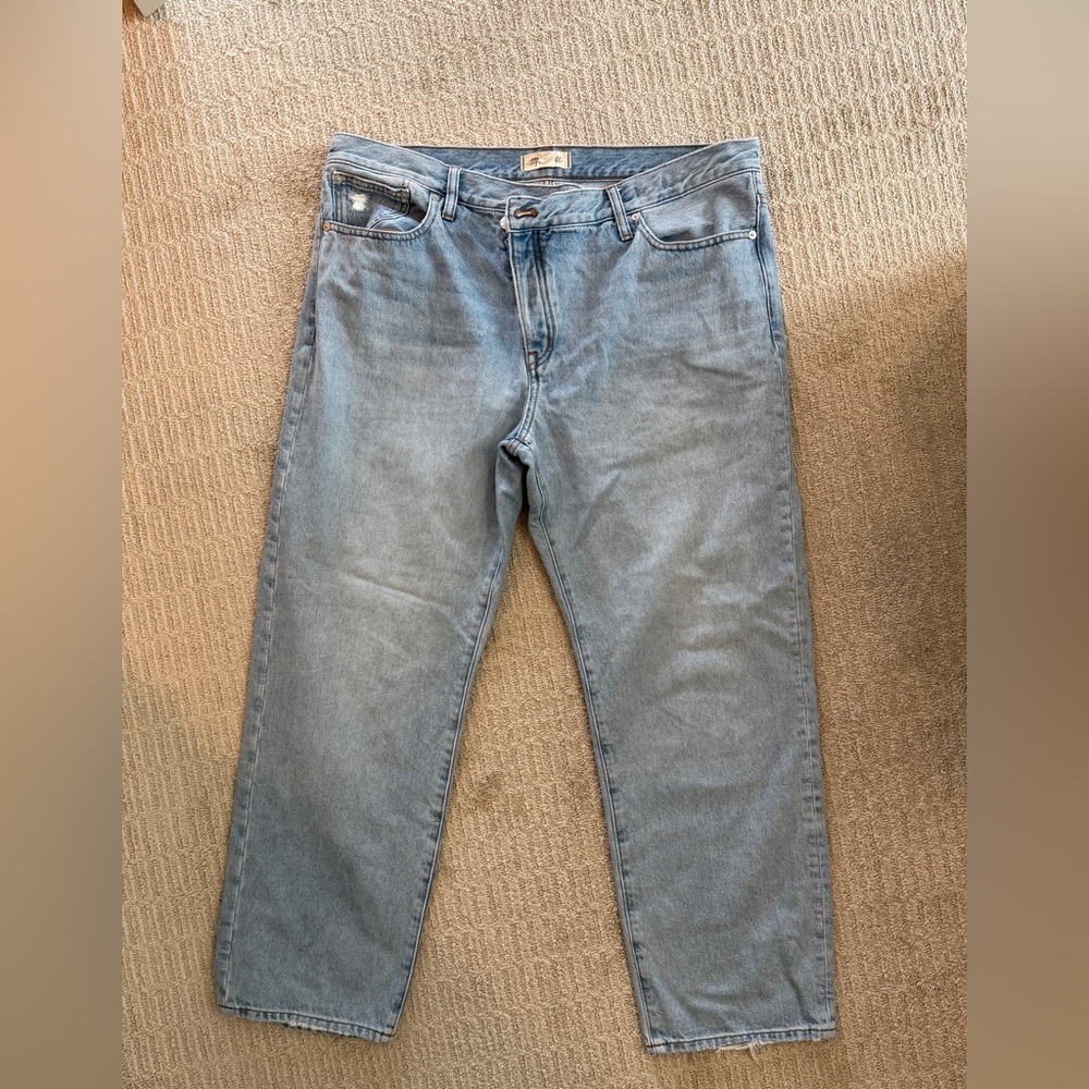 Madewell low-slung straight jeans